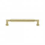 M Marcus Heritage Brass Bauhaus Round Design Cabinet Pull 101mm Centre to Centre